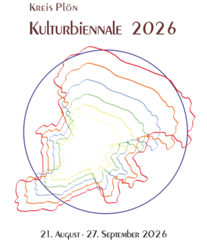 Bild vergr&ouml;&szlig;ern: Kulturbiennale 20026 - Kreis Pl&ouml;n-Logo
